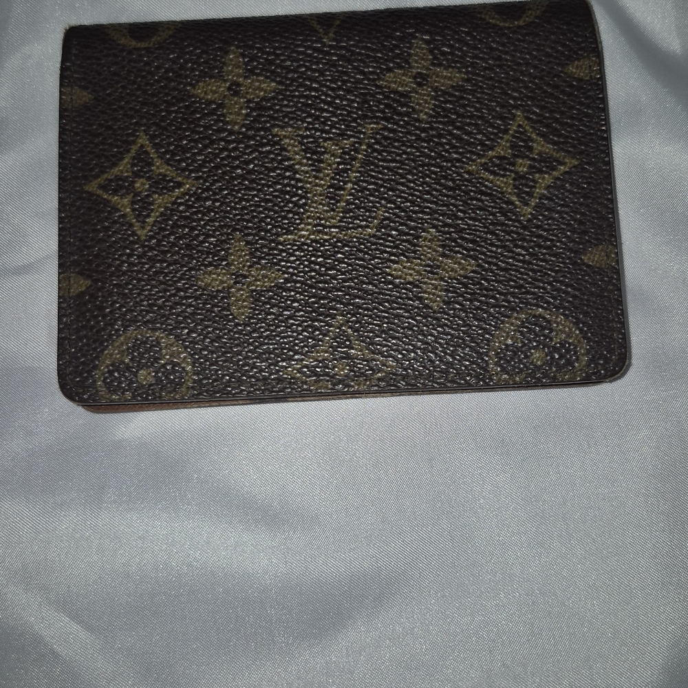 Louis Vuitton Brown and Gold Monogram Card Holder